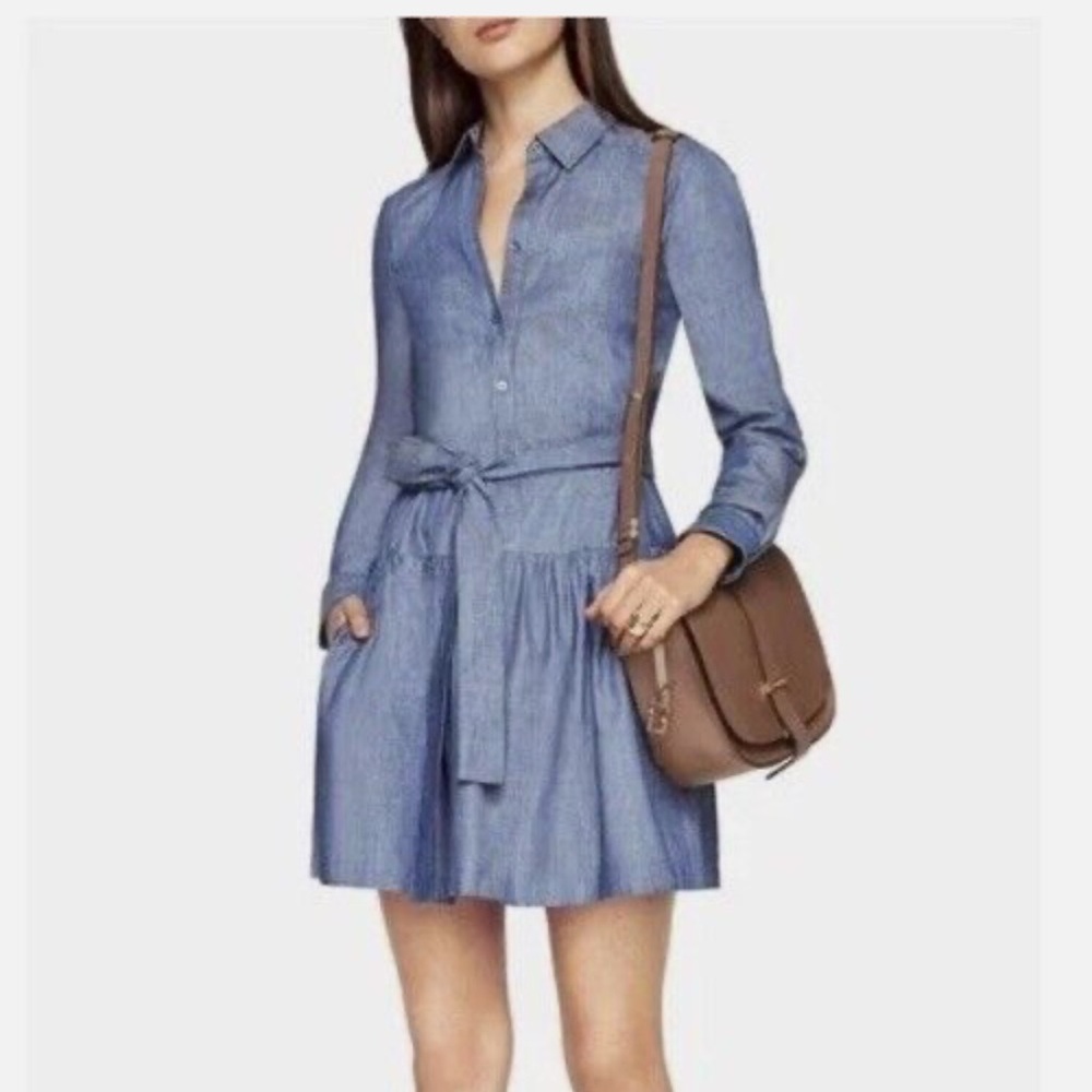 BCBG Blue Denim Dress